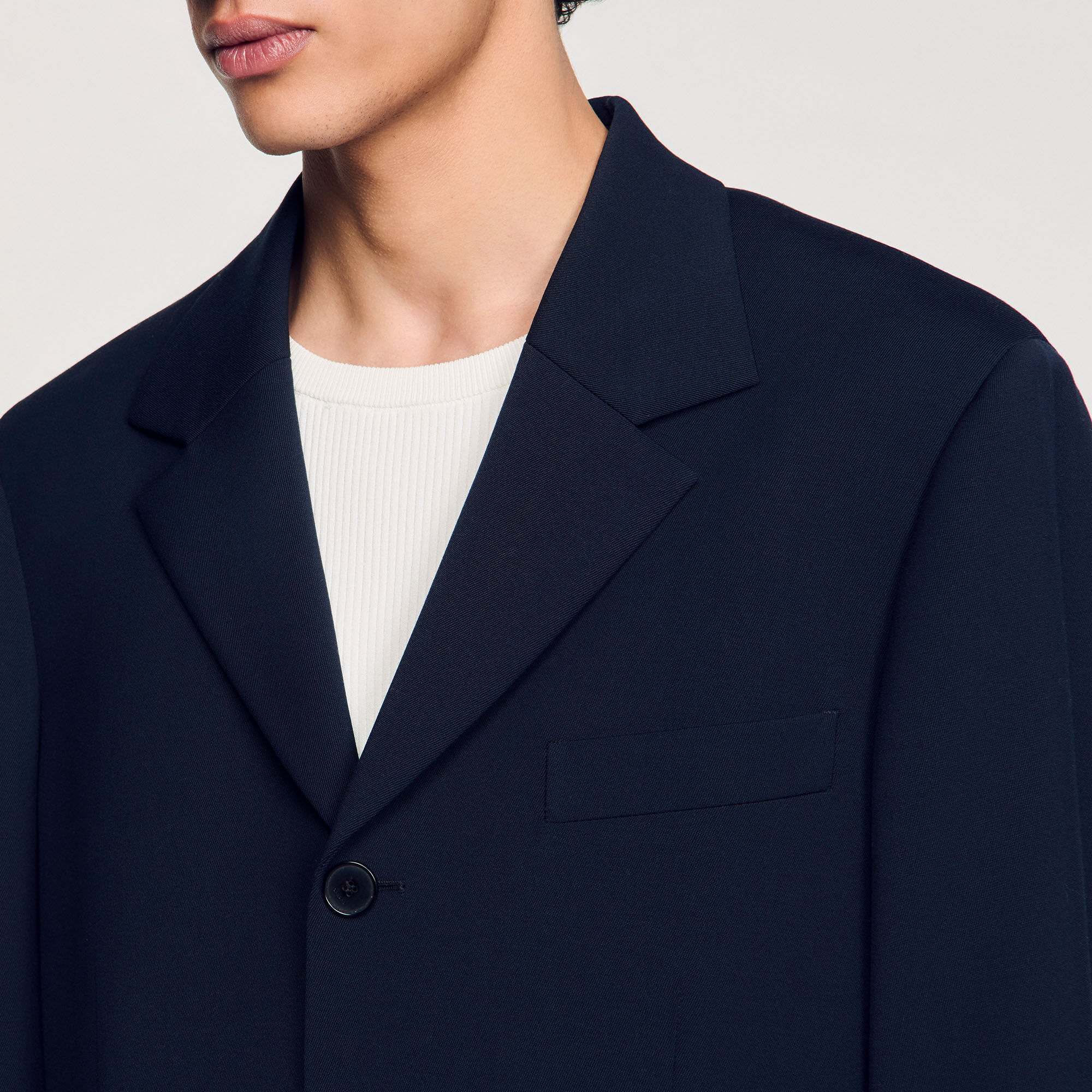 Colbert kostuum oversized wol