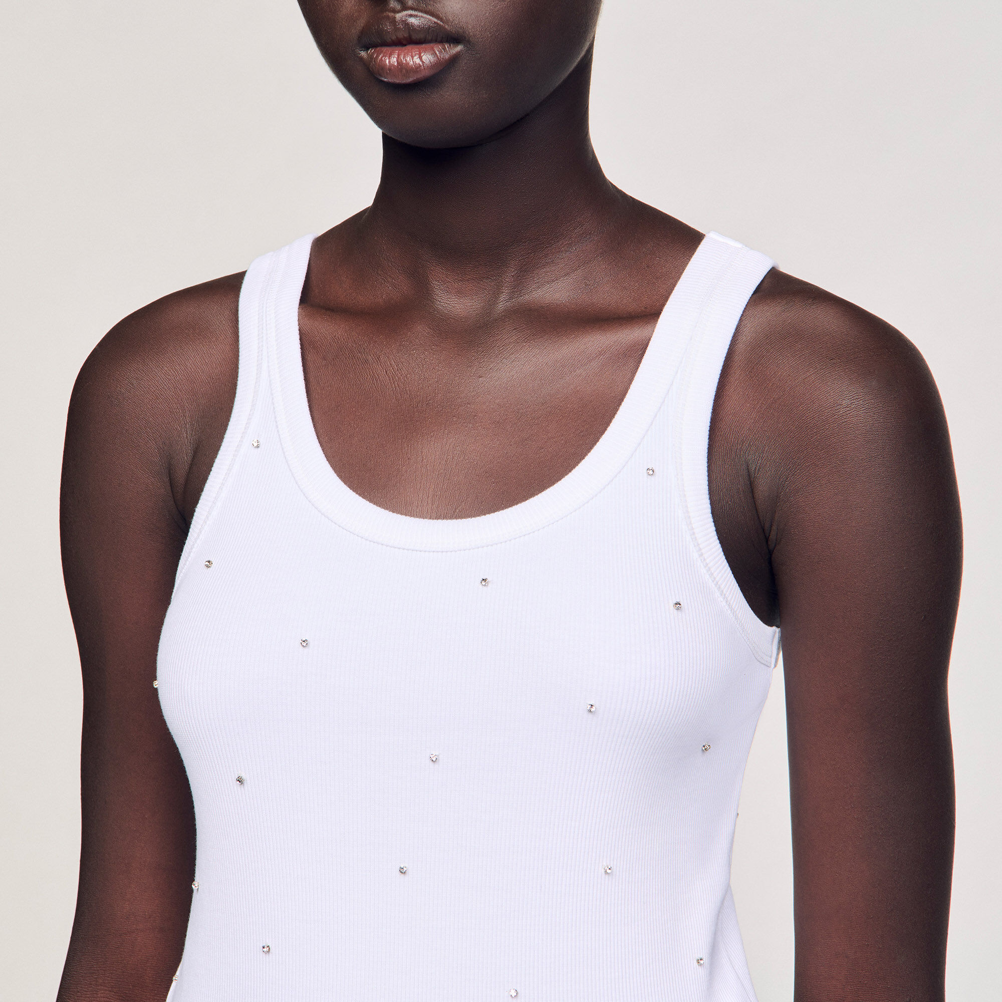 Tanktop met stras