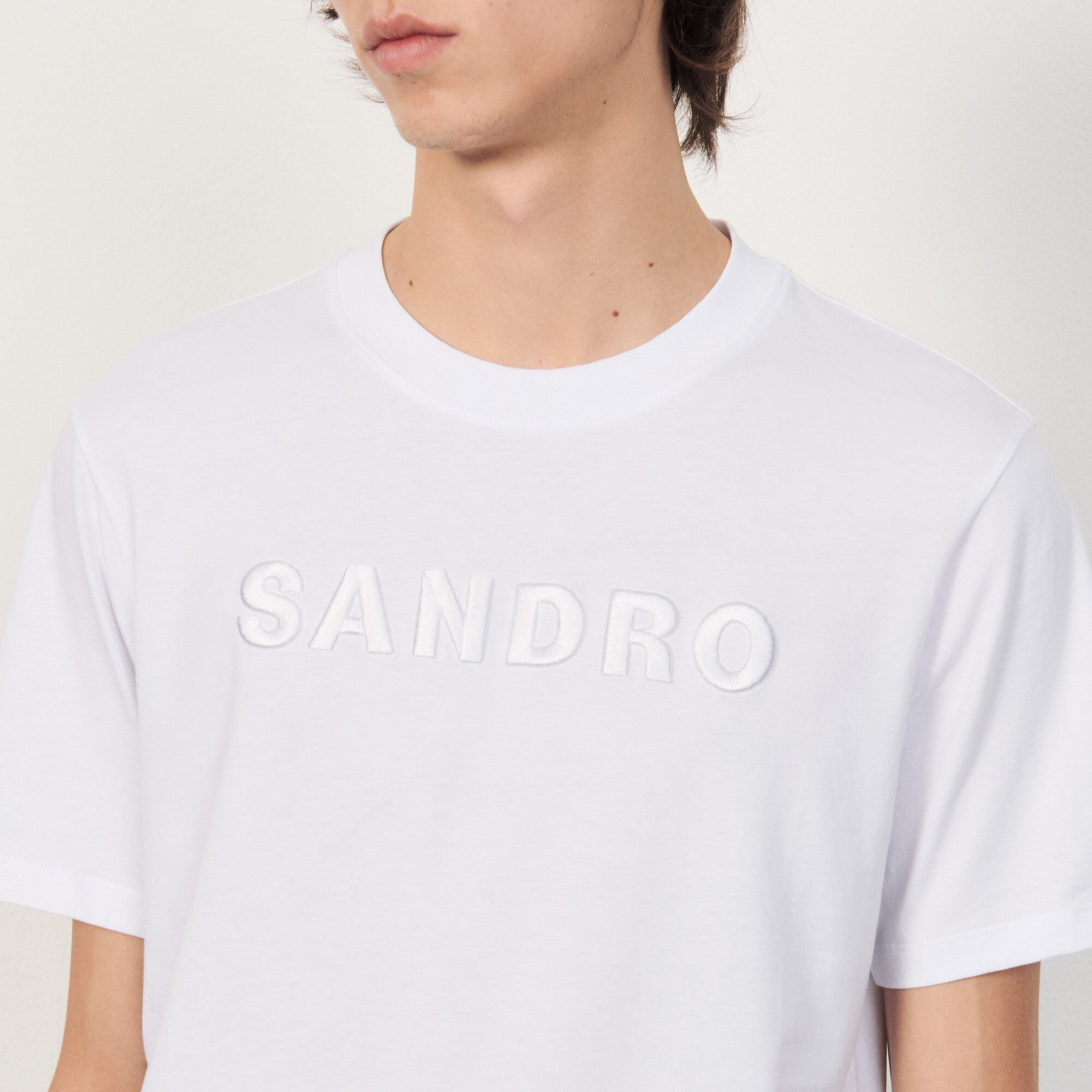 T-shirt met borduursel