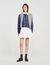 Overhemdblouse geruit met stras