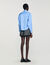 Korte blouse met afneembare das