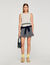 Skort met plooien