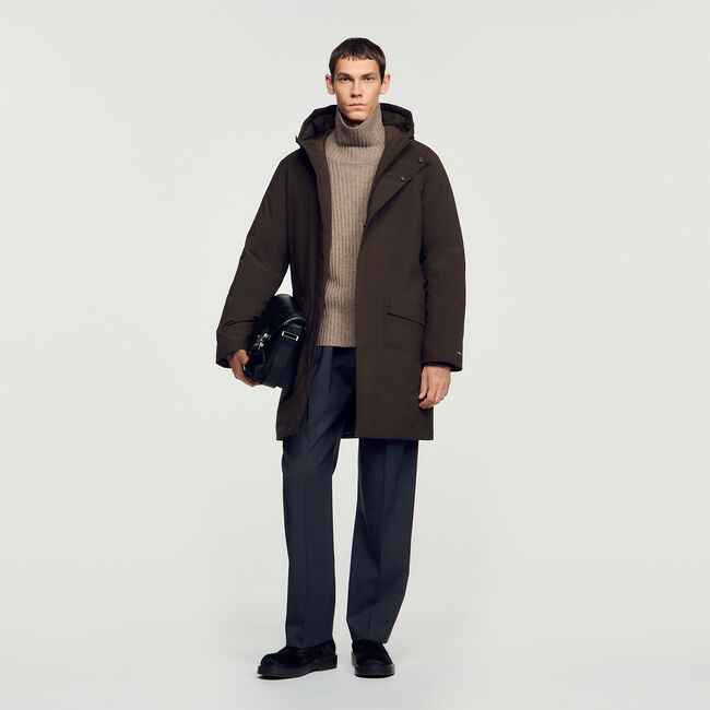 Parka jas met rits en capuchon - Man | Sandro