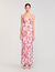 Lange jurk met bloemenprint