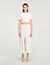 Lange rok tricot pointelle