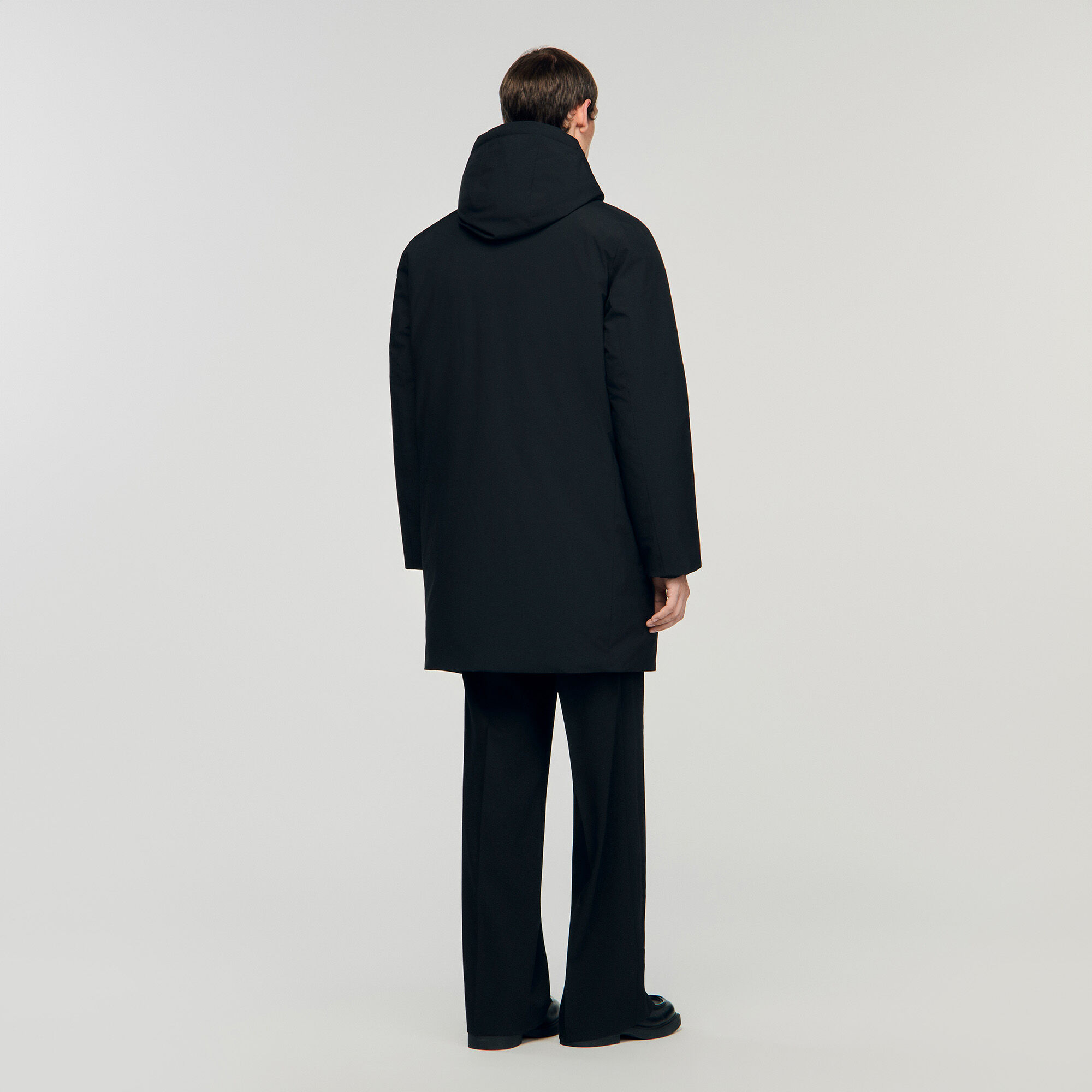 Parka jas met capuchon en rits