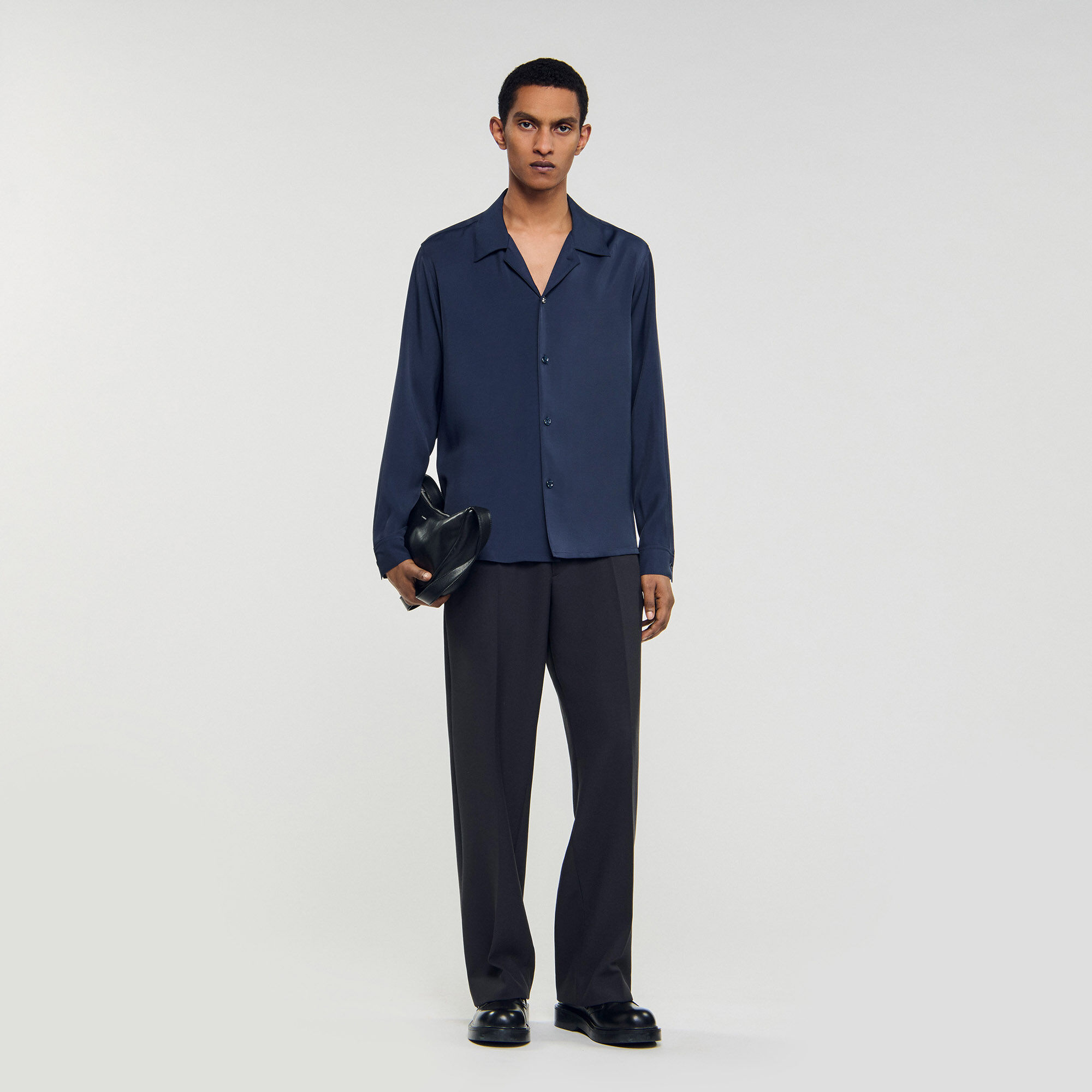 トップス SANDRO Vloeiende hemden voor heren | Sandro Paris