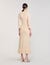 Lange jurk tricot met stras
