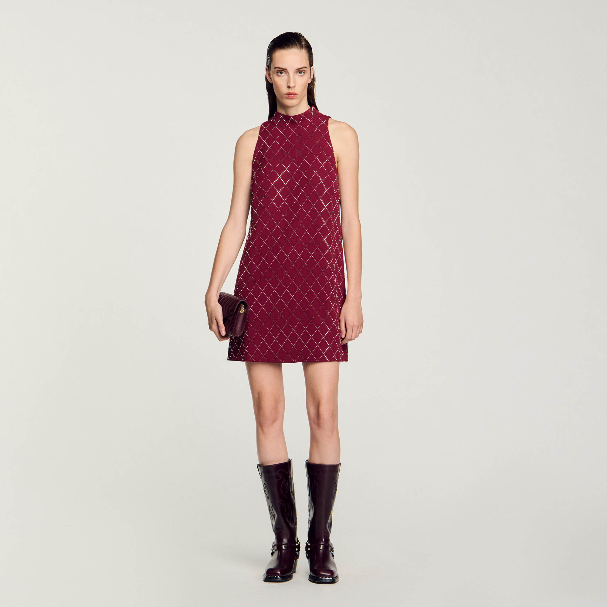 Jurken met print voor dames Sandro Paris