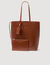 Shopper van leer