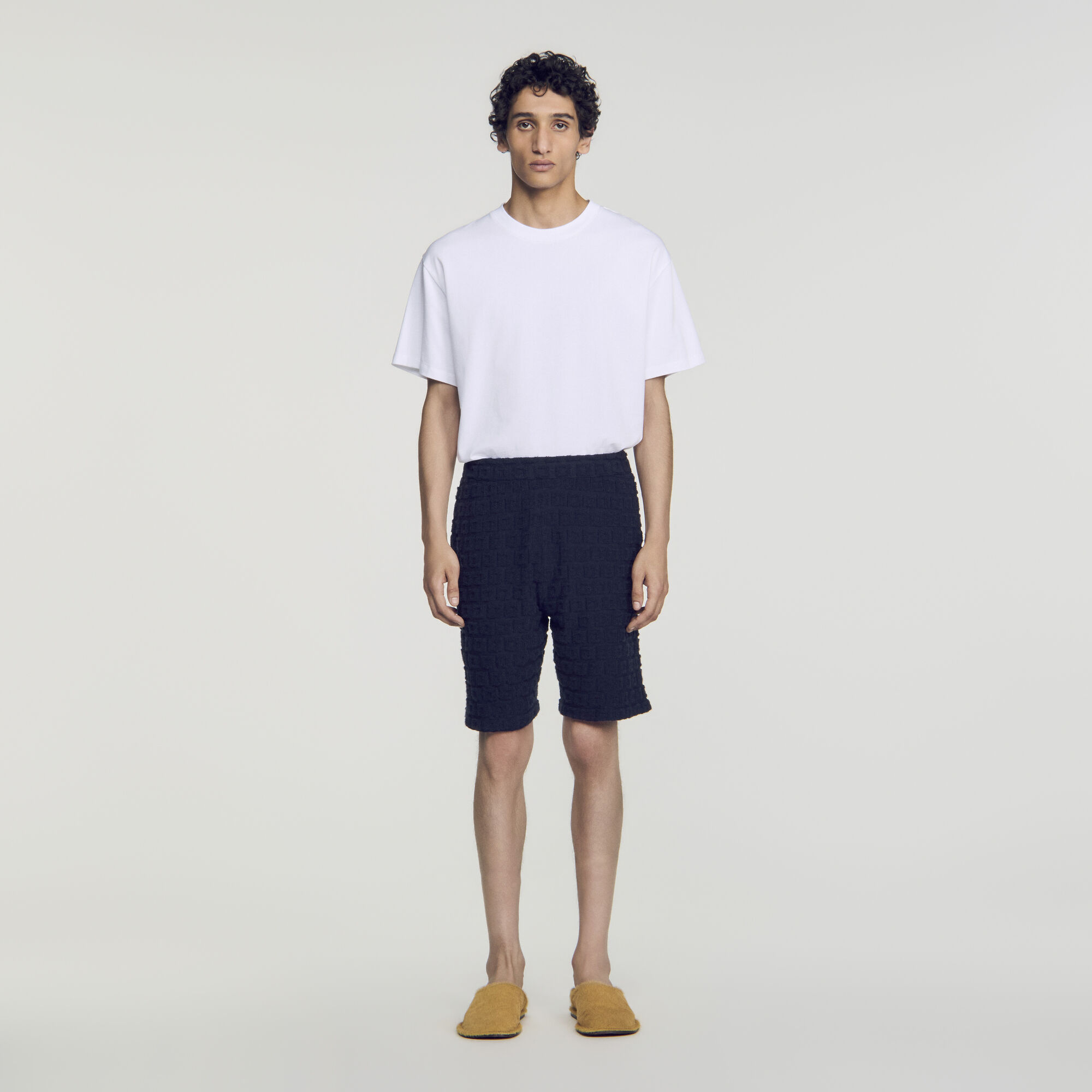 Short van badstof