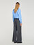 Rechte en wijde pantalon