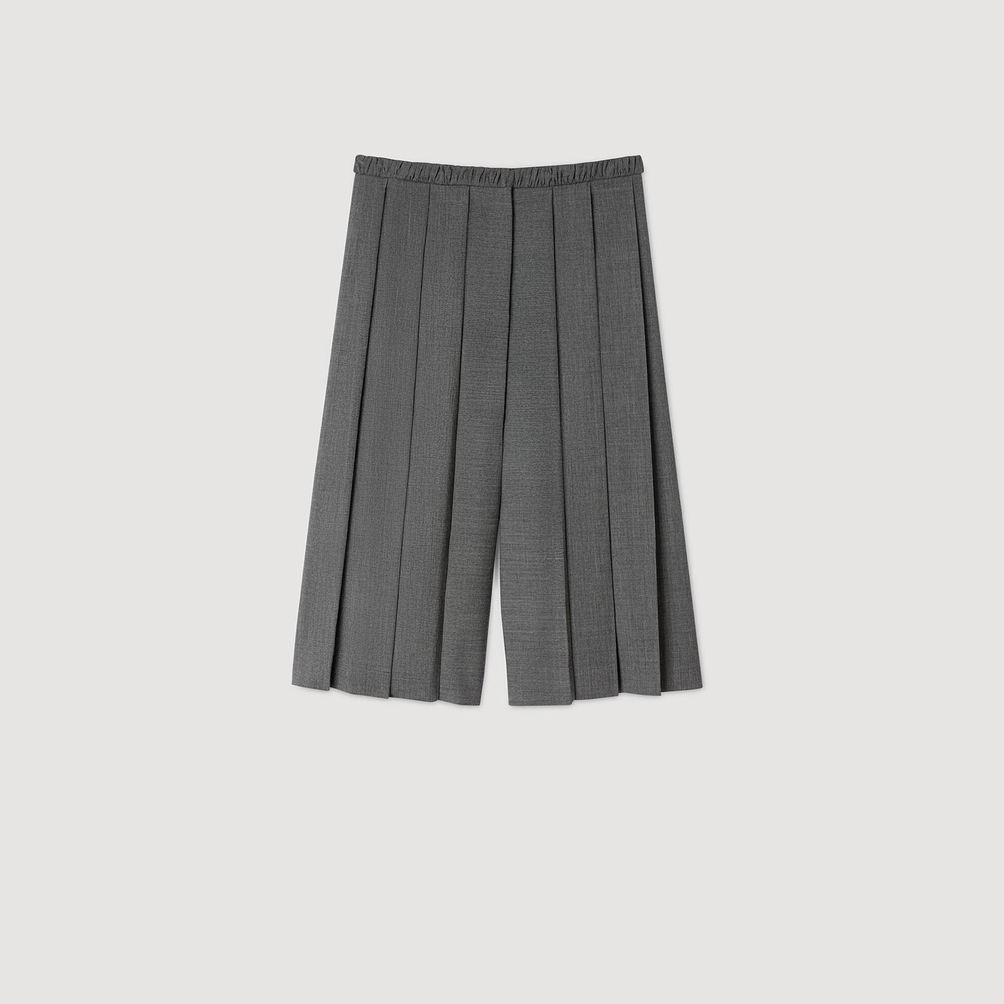 Lange geplooide short
