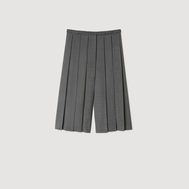 Lange geplooide short