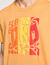 T-shirt katoen met print golven