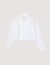 Korte overhemdblouse met strik