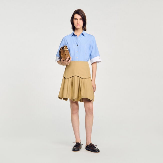 Overhemdblouse oversized ruit