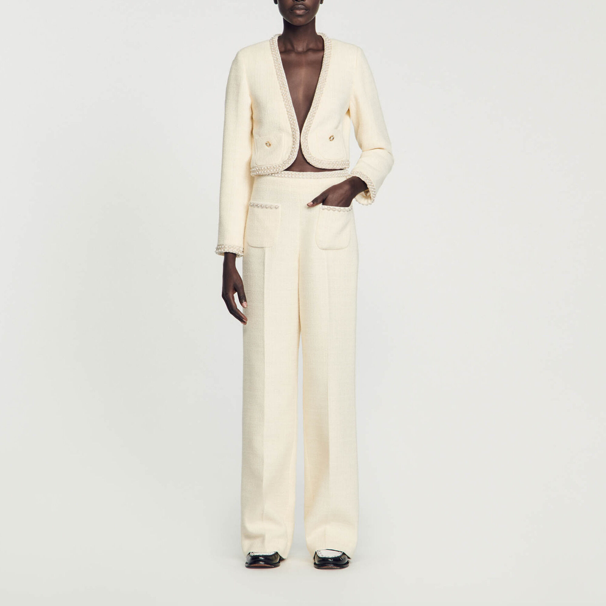 Tweed broek - Vrouw | Sandro