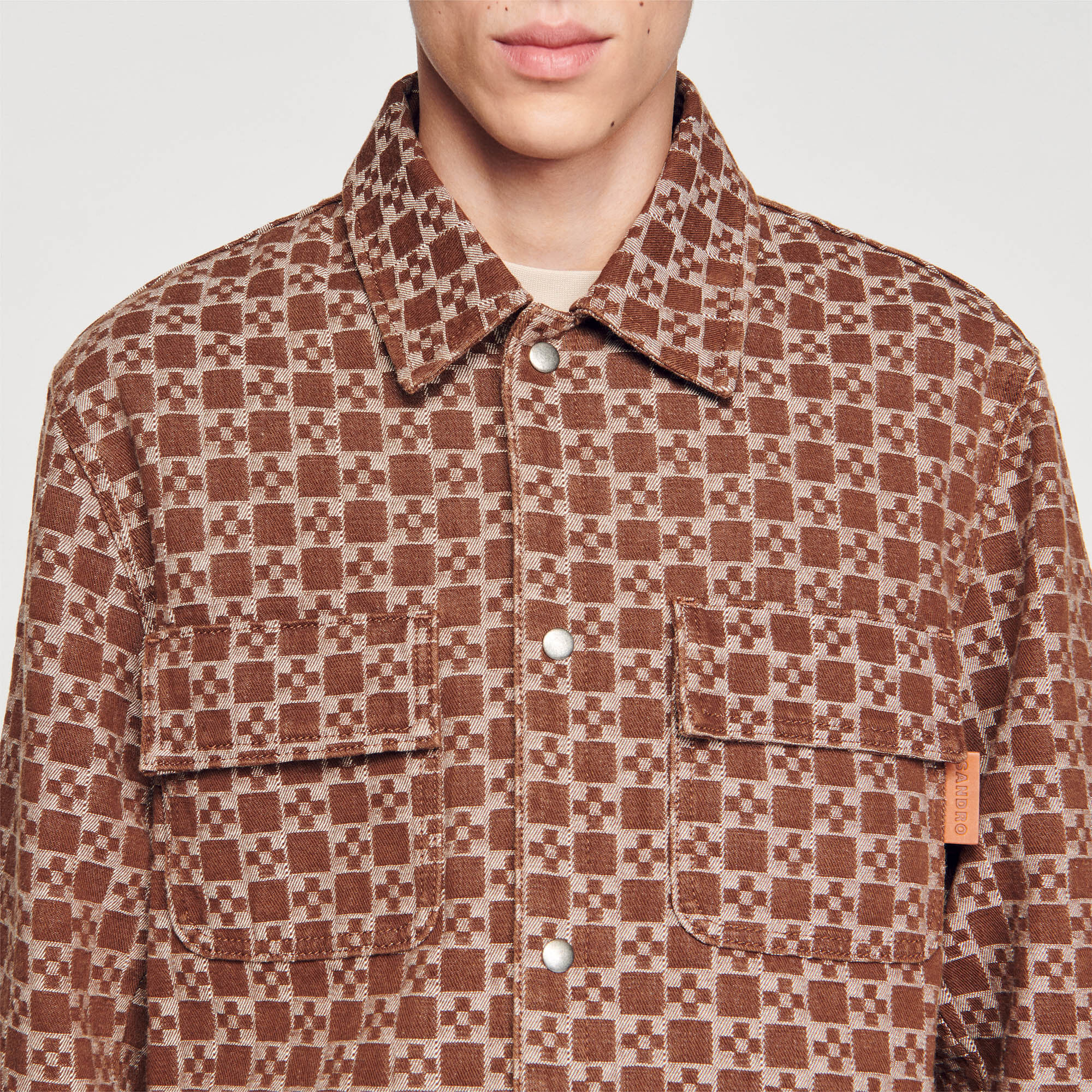 Overshirt Square Cross