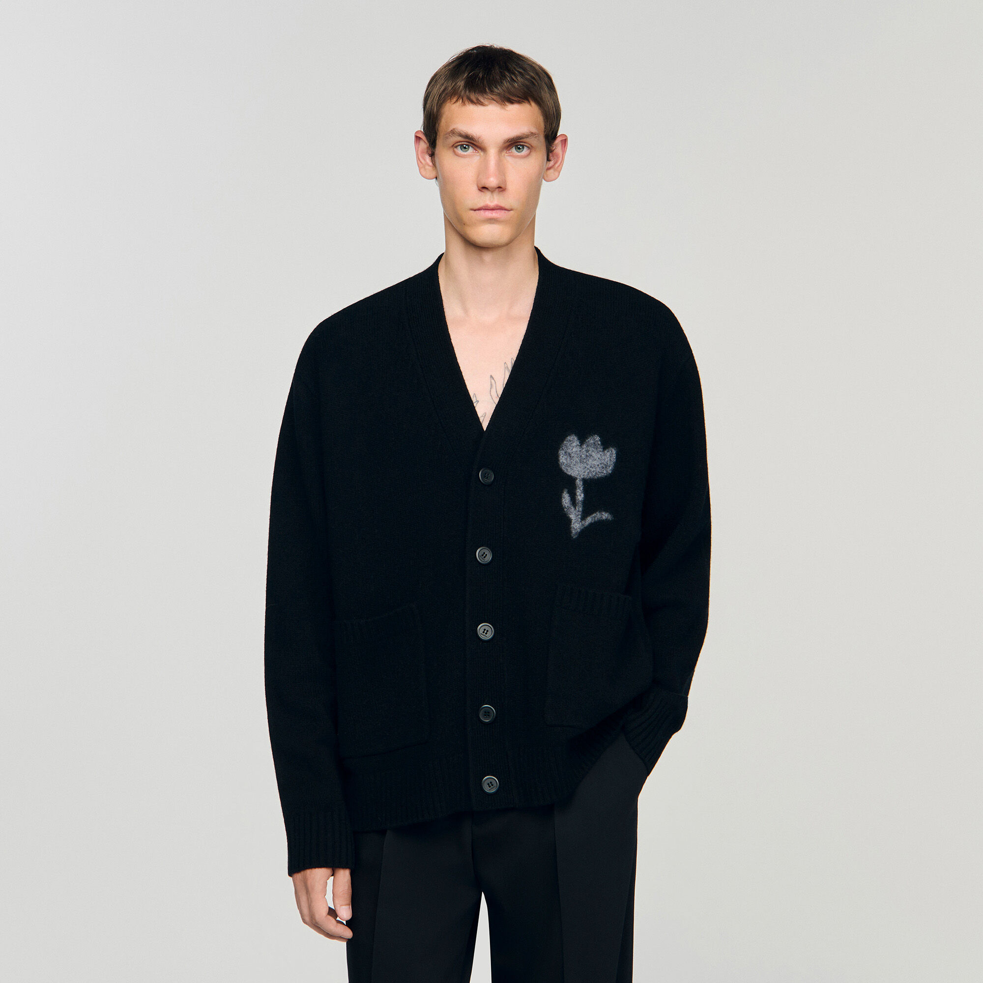 Cardigan bloem
