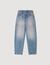 Barrel jeans stone washed