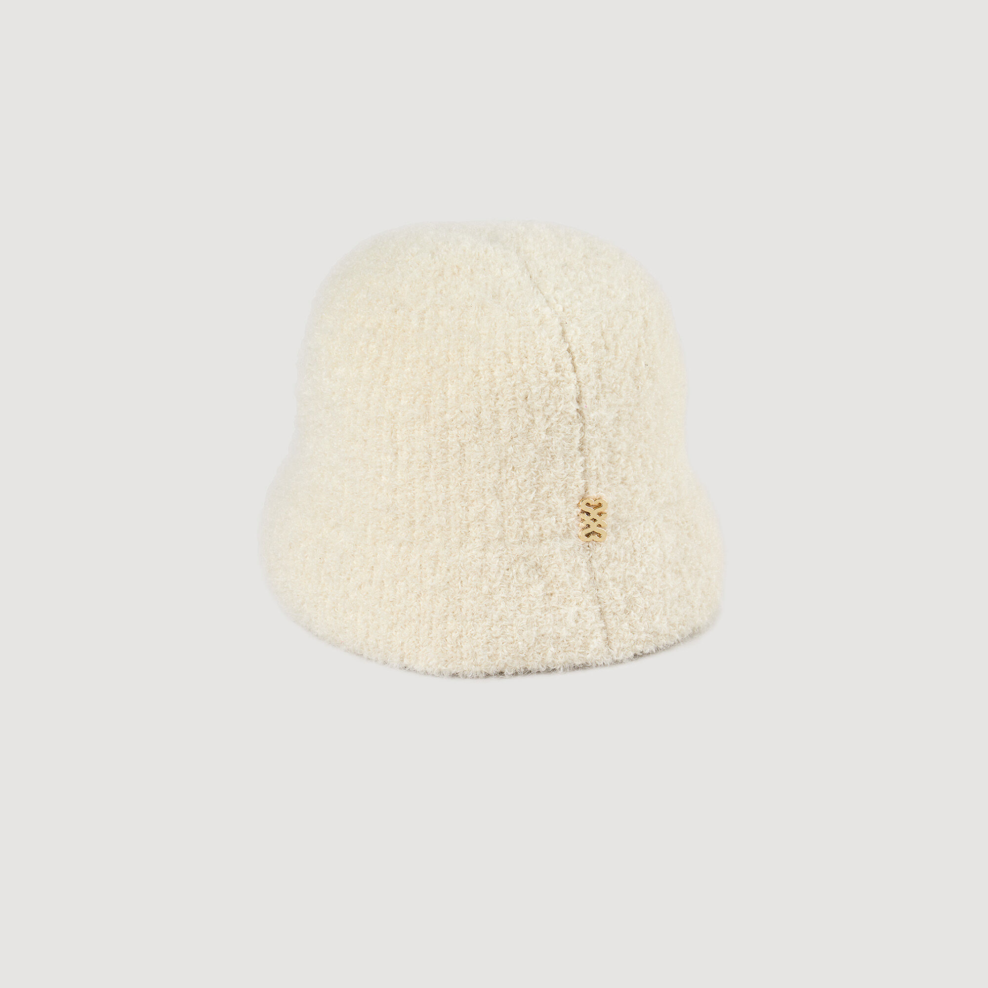 Bucket hat van wol en kasjmier