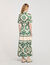 Lange jurk met bloemenprint