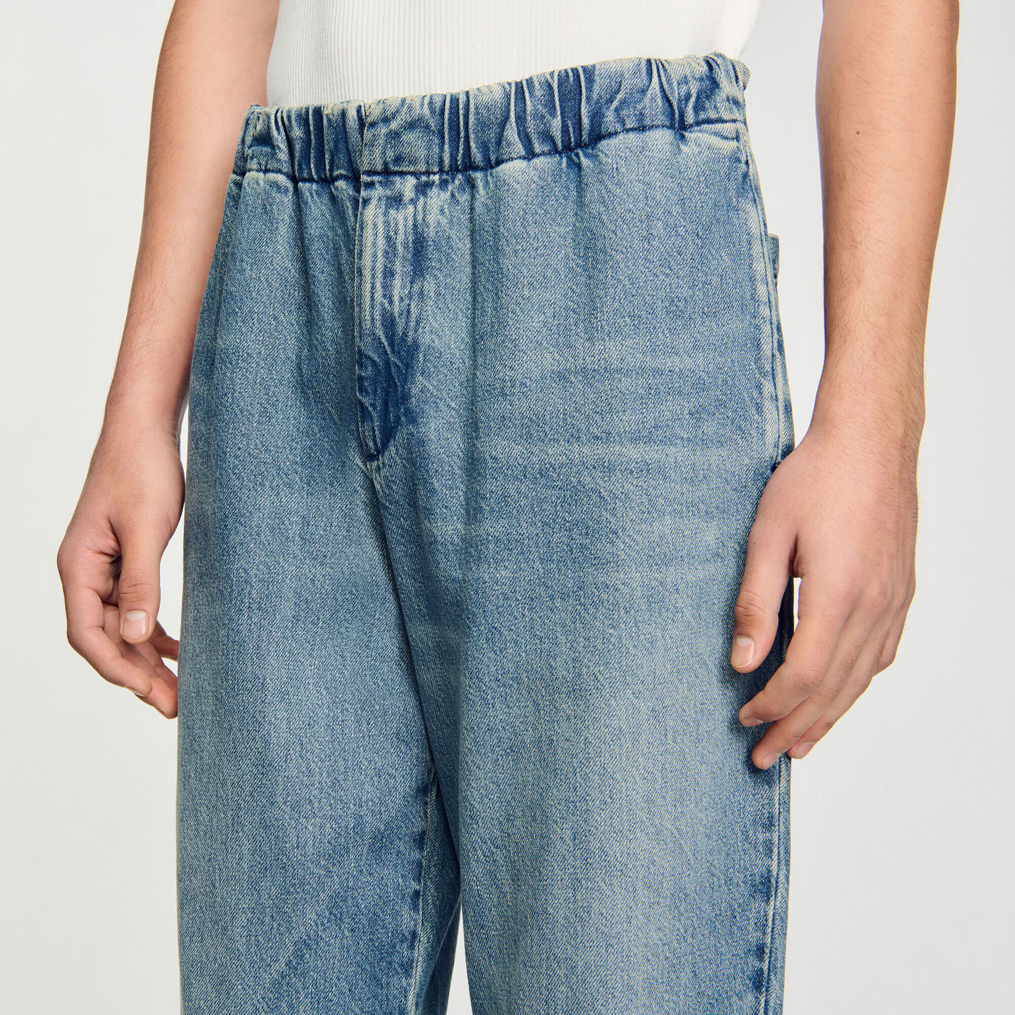Jeans wijdvallend