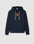 Sweatshirt met leren patch
