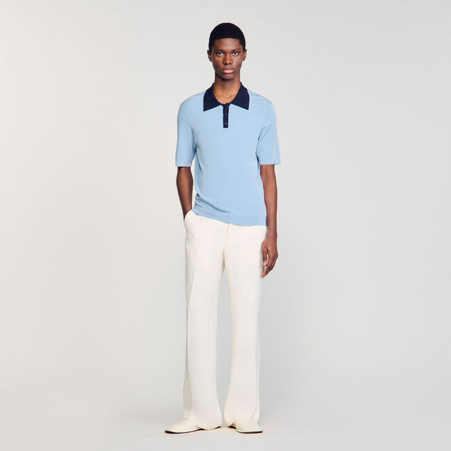Tweekleurig poloshirt