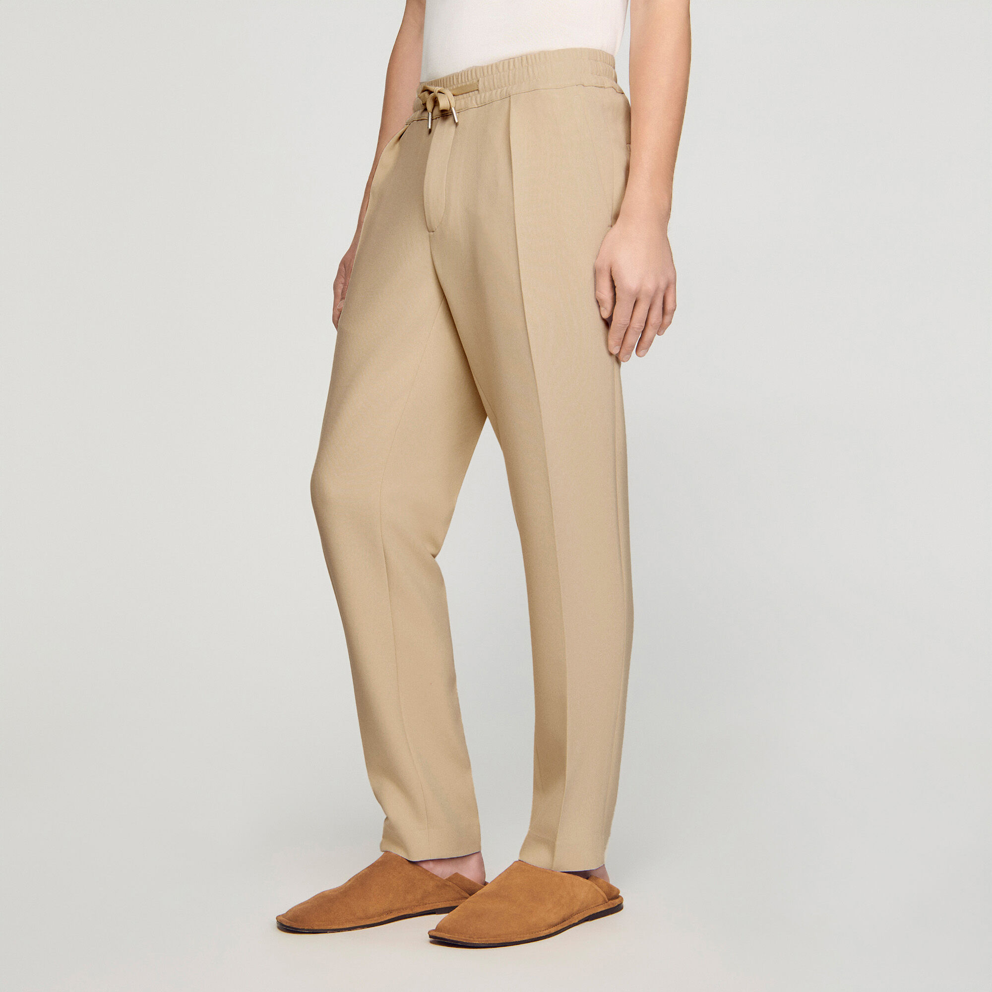 Pantalon recht elastische taille