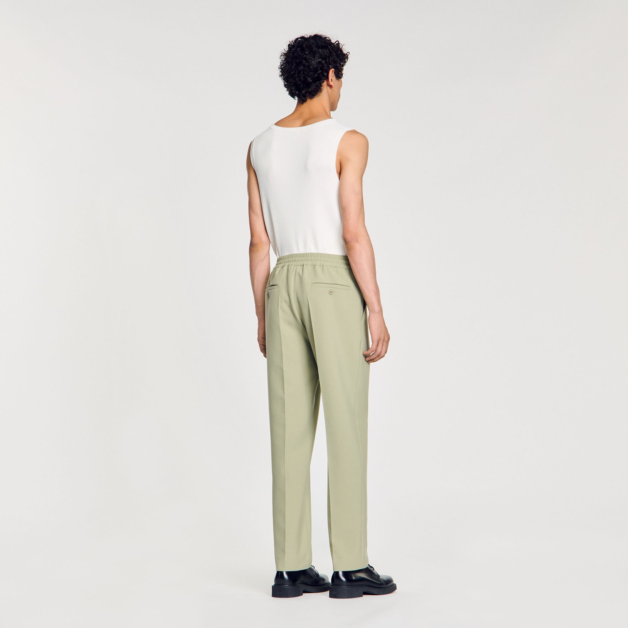 Pantalon recht elastische taille