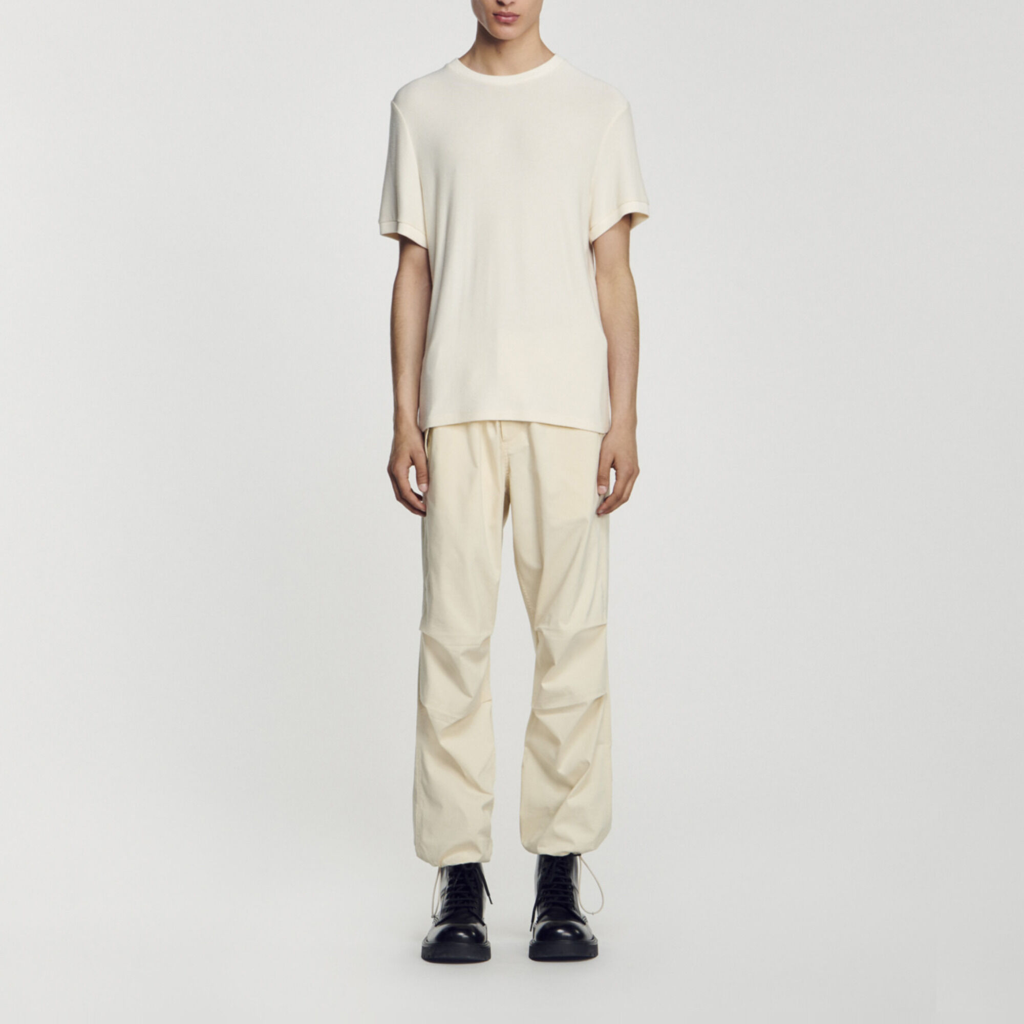 T-shirt met ronde hals