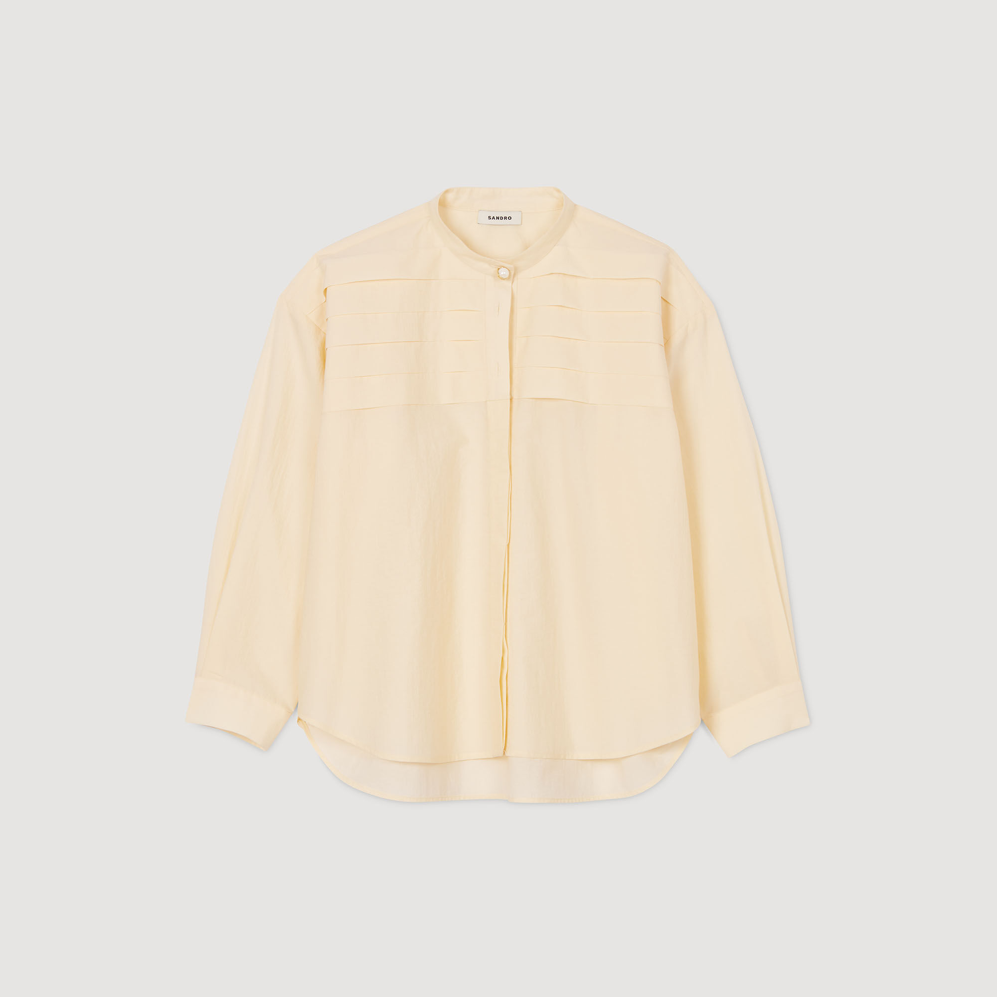 Overhemdblouse met sierdetails