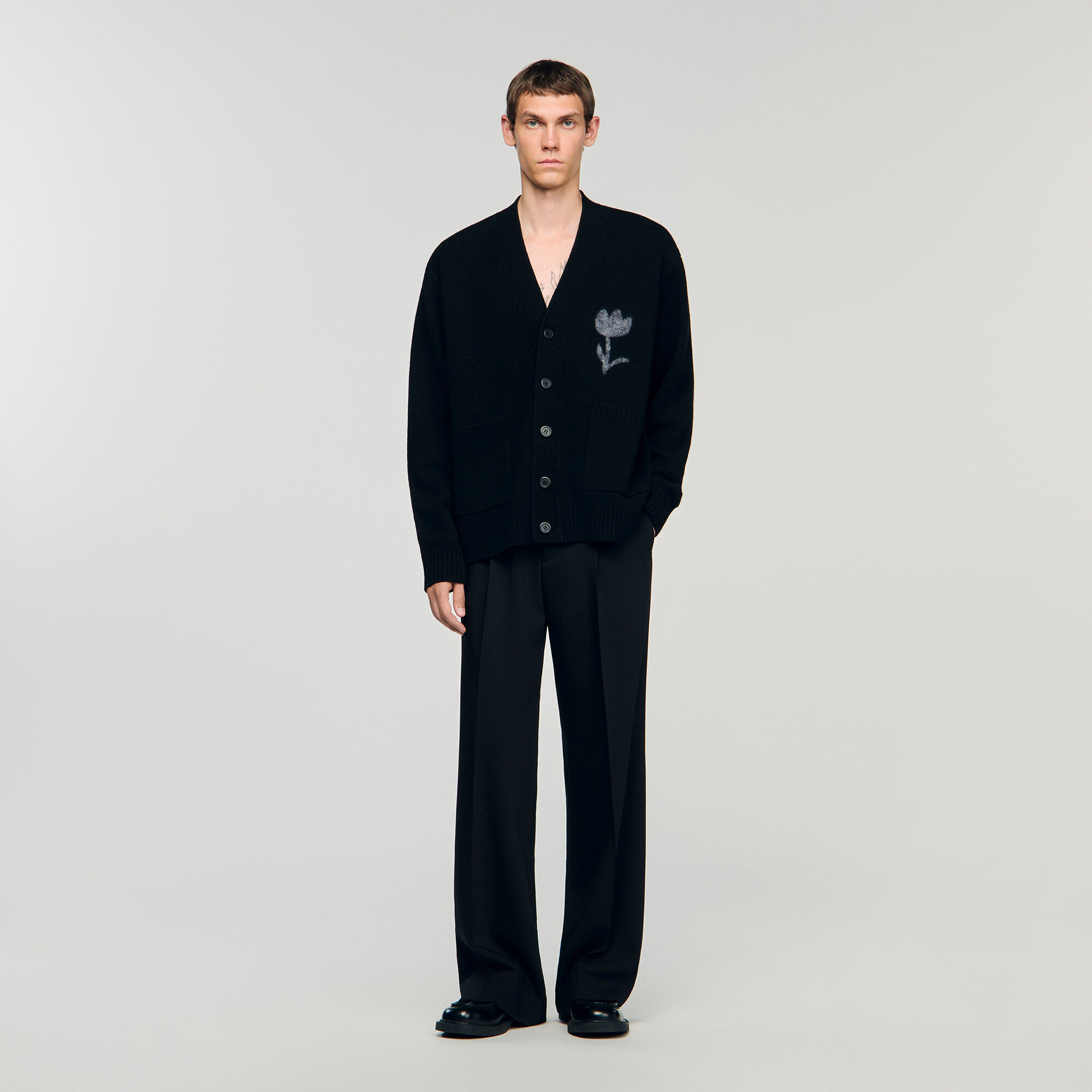 Cardigan bloem