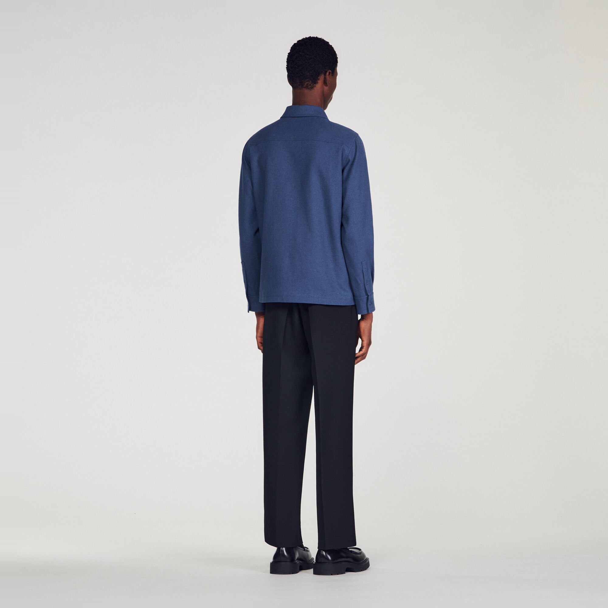 Overshirt van wol