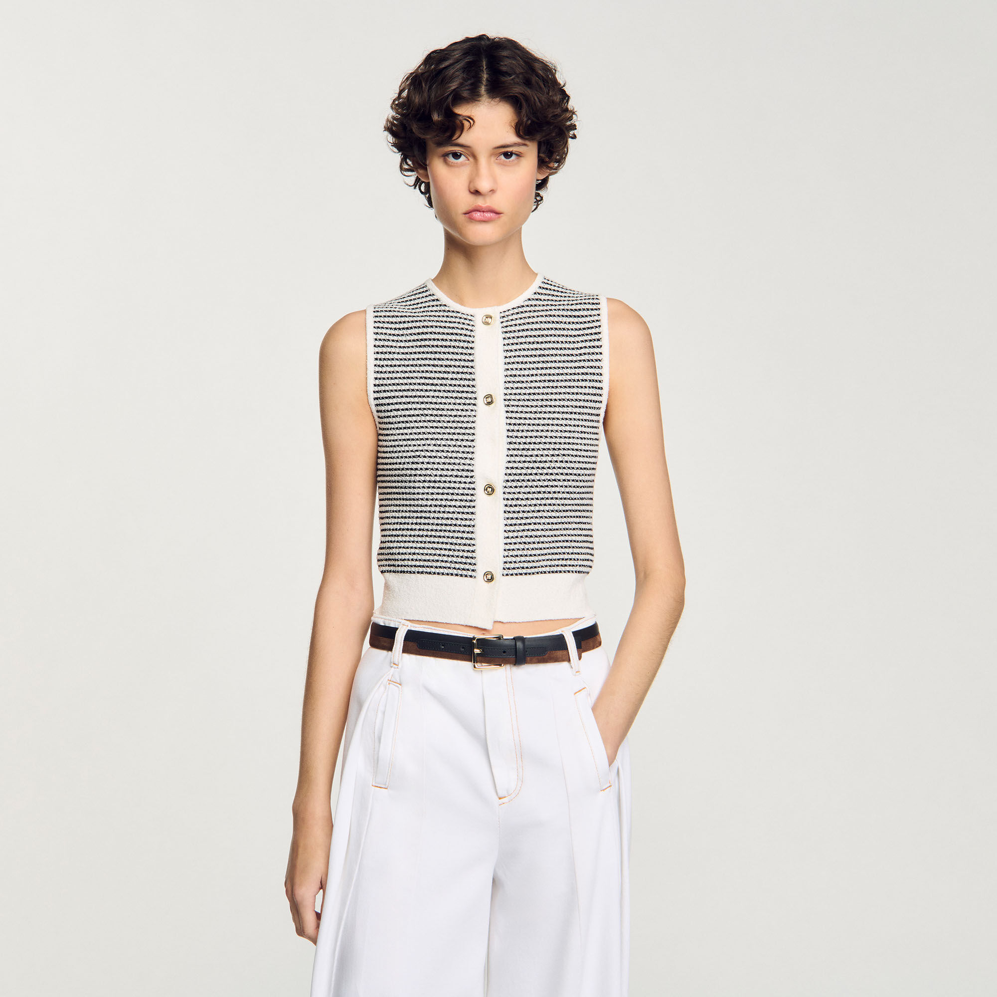 Gilet gestreept