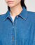 Overhemd bodysuit denim - Vrouw | Sandro