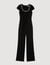 Jumpsuit met strasskraag