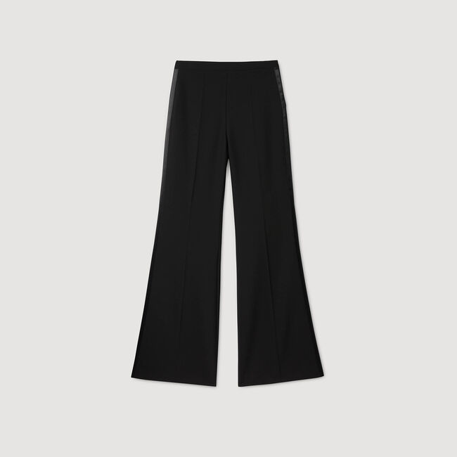 Pantalon met satijnen band