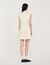 Korte jurk blazer stijl geplooid
