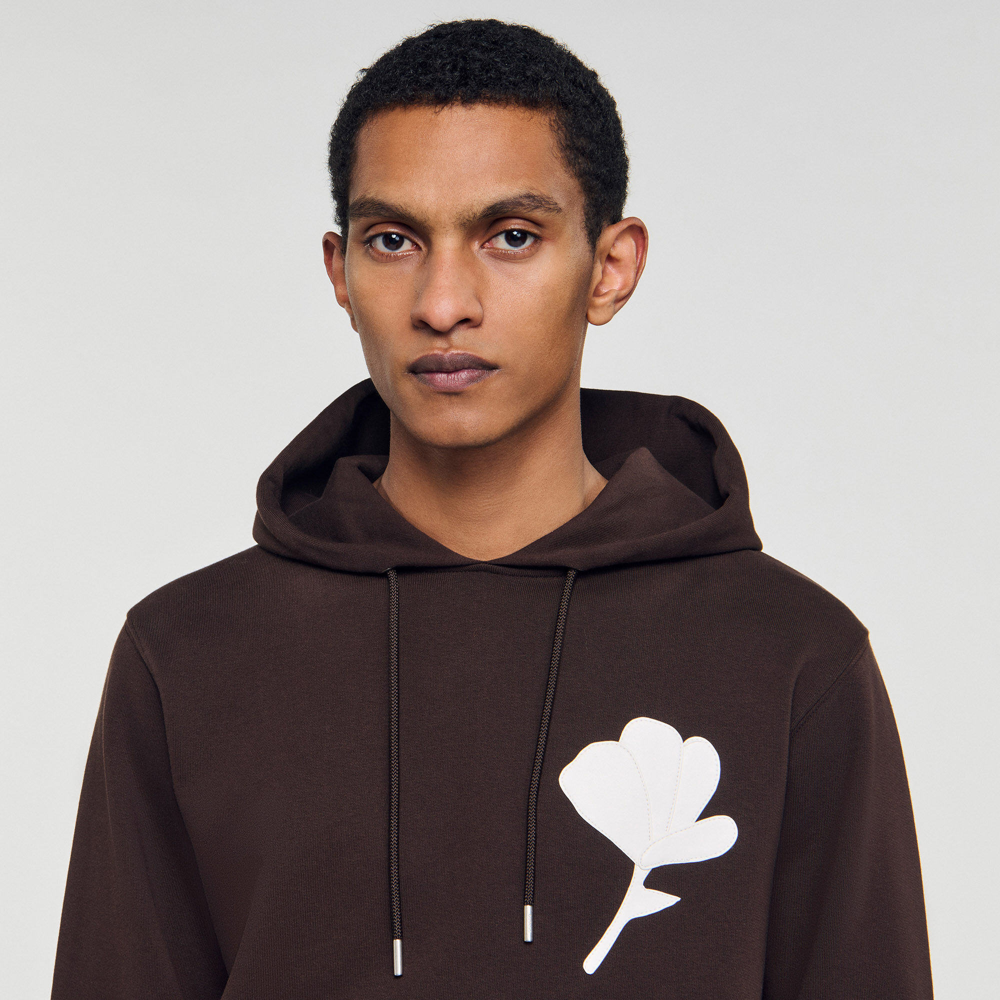 Sweatshirt patch bloemmotief