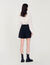 Short met hoge taille met knopen