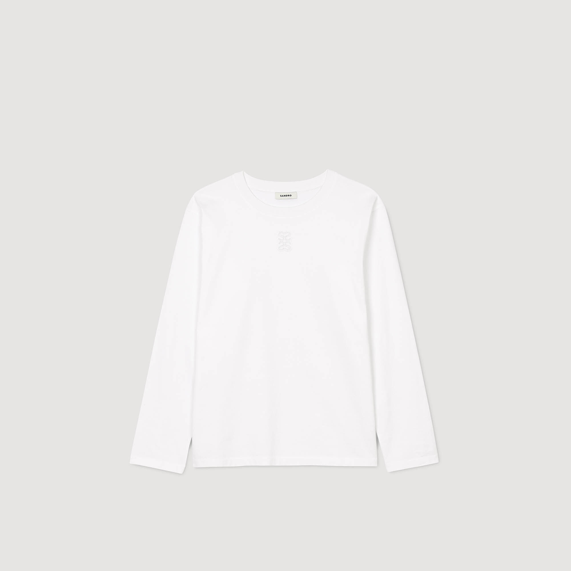 T-shirt met borduurwerk