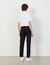 Katoenen pantalon met smalle pijpen