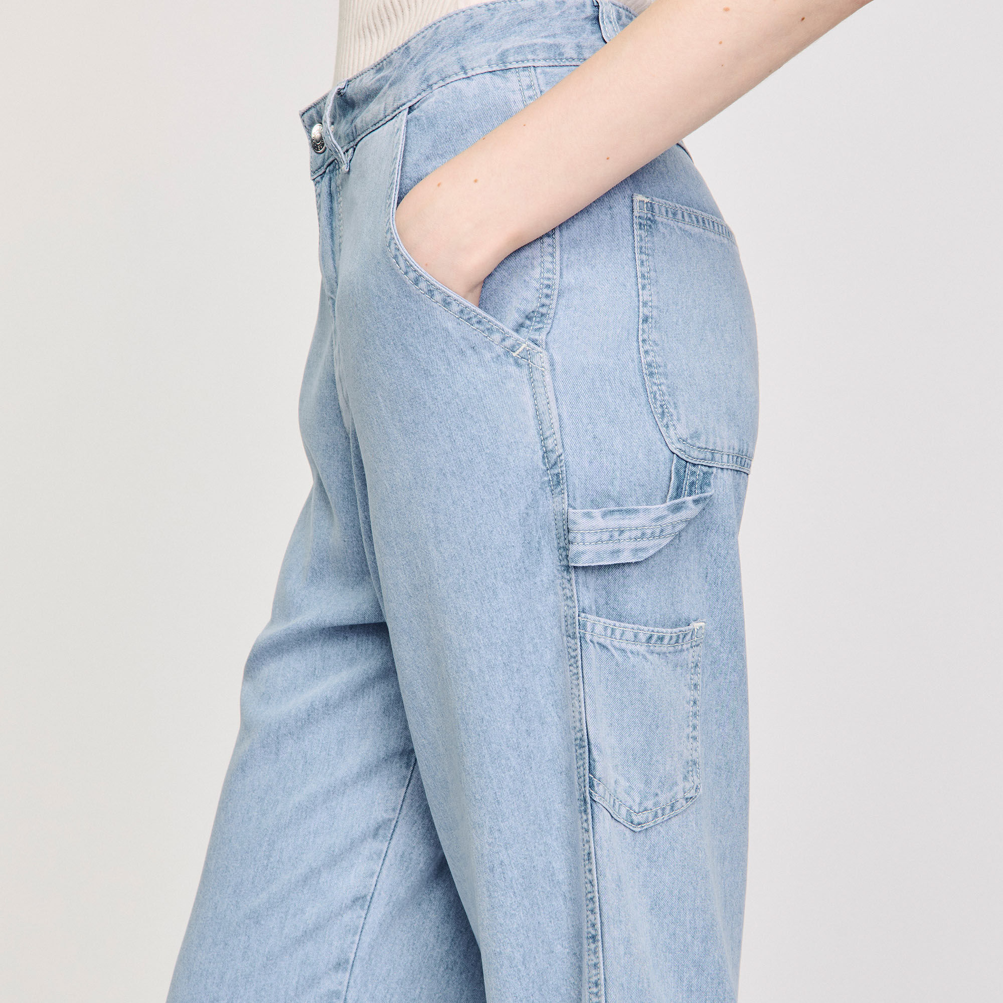Jeans wijdvallend