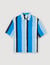 Soepelvallende strepenblouse, korte mouw