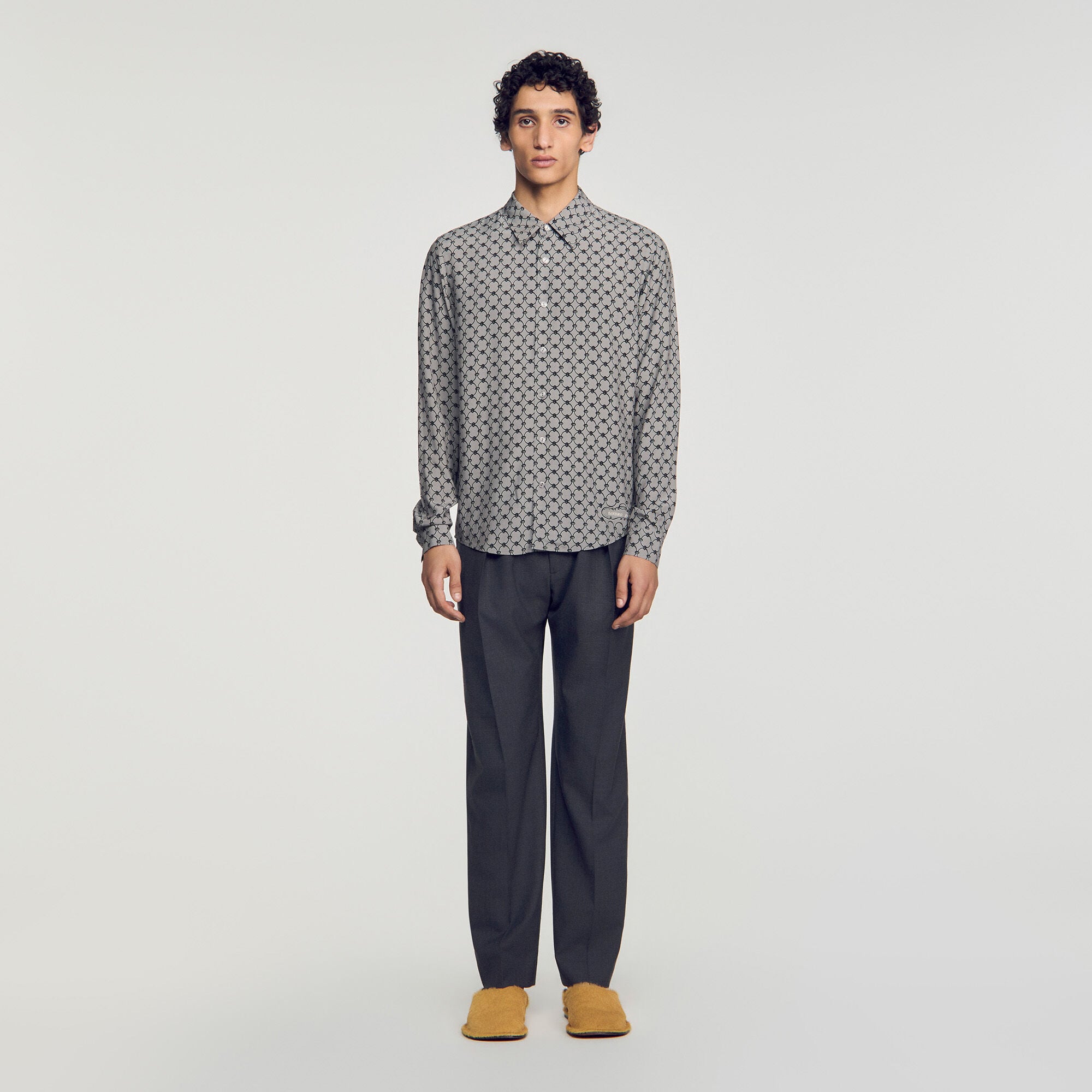 Overhemd met kettingprint - Man | Sandro