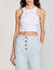 Tanktop met parels en stras