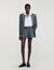 Overhemdblouse gestreept